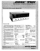 Bose 4401 - Service Manual 